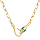 Rose Gold Snake Necklace