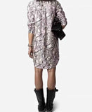 Snake Shirt Dress