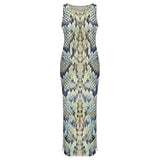 Blue Snake Dress