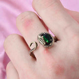 Jade Snake Ring