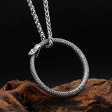 Ouroboros Snake Pendant