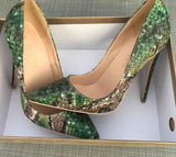 Snake Stilettos