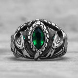 Snake signet ring
