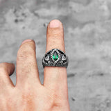 Snake signet ring