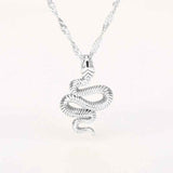 Steel Snake Pendant