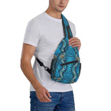 Blue Snake Bag