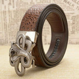 Snake Leather Belt