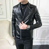 Snake Leather Jacket