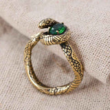 Jade Snake Ring