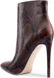 Brown Snake Stilettos