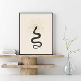 Black Snake Painting