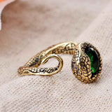 Jade Snake Ring