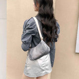 Gray Snake Bag