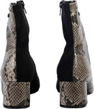 Brown Ankle Snake Boots