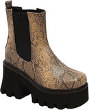 Snake Platform Boots
