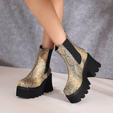 Snake Platform Boots