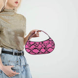 Pink Snake Bag (Leather)