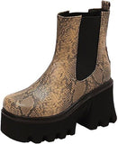 Snake Platform Boots