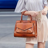 Snake Print Bag (Leather)