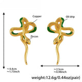 Vintage Snake Earrings