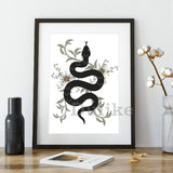 Abstract Snake Painting