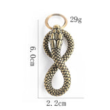 Vintage Snake Keychain