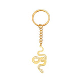 Metal Snake Keychain